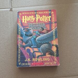 Scholastic Harry Potter Book with Red and Blue Cover